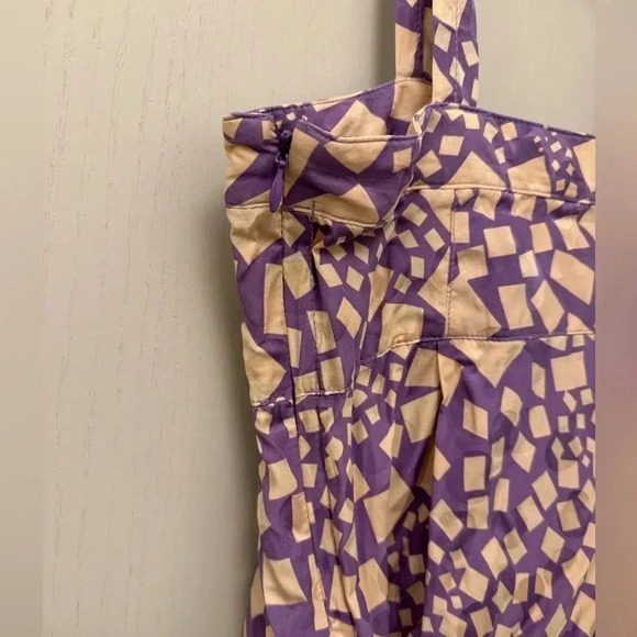 Marc by Marc jacobs silk blouse geometric print pattern tank great condition - Picture 7 of 8